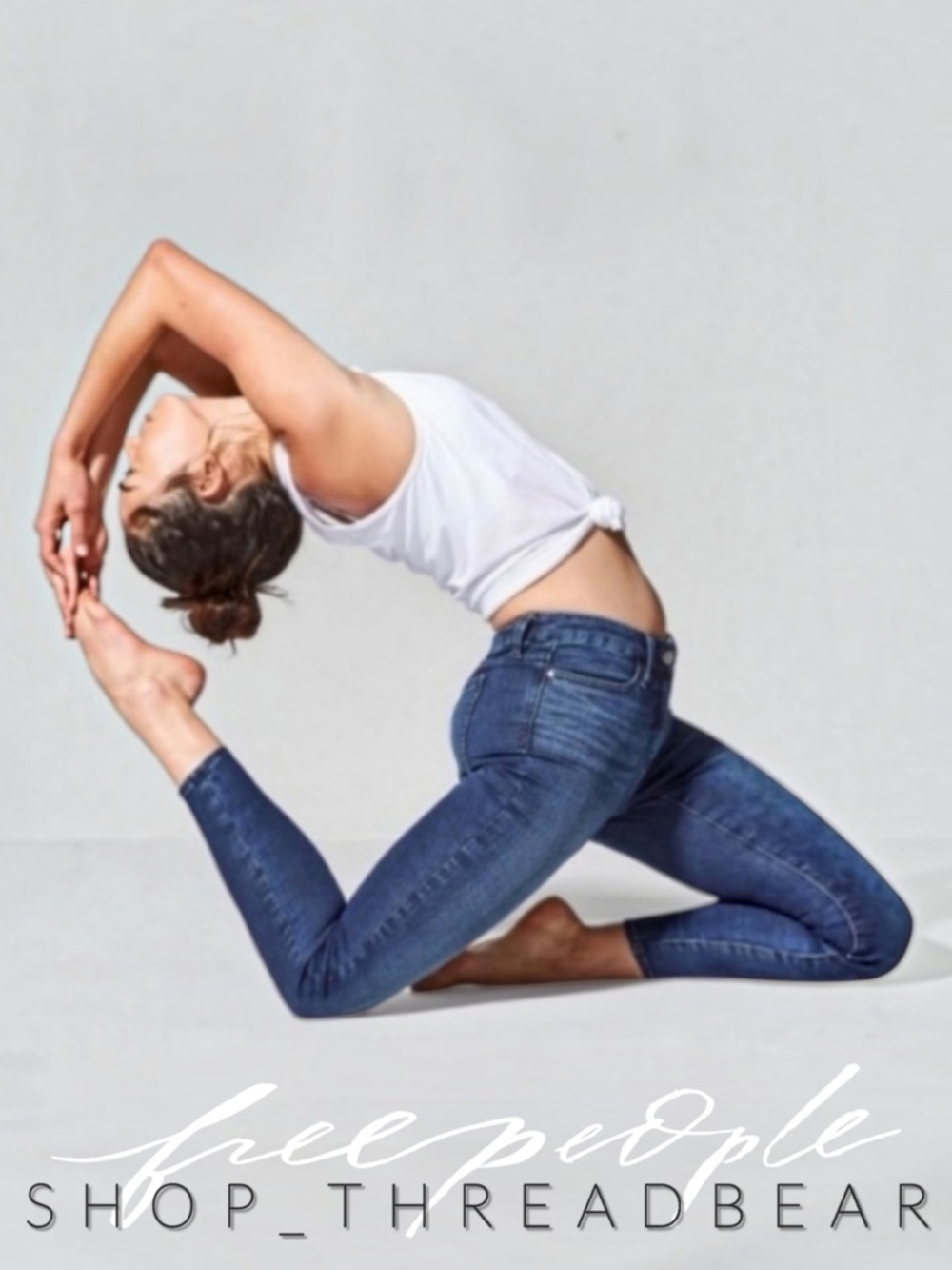 EUC ✵☽Free People☾✵ Low Rise Stretchy Dark Blue Ankle Jegging Jeans | 28 Small 6